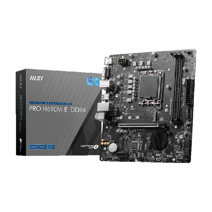 MSI PRO H610M-E DDR4 LGA 1700 Motherboard